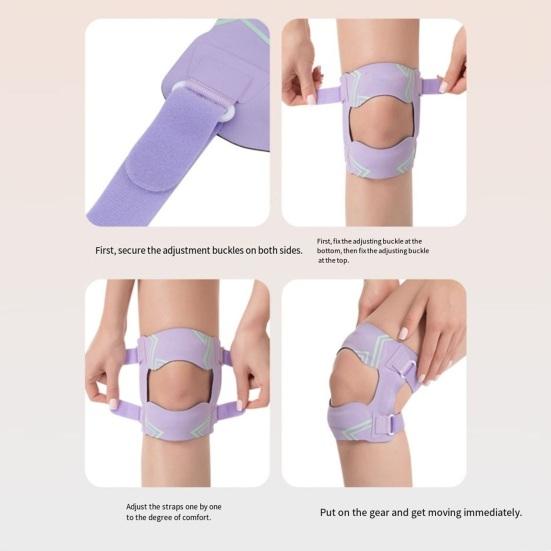 Patellar Tendon Support Strap with Side Stabilizers And Patella Silicone Pads Dual Patella Bands Knee Brace for Meniscus Tear Arthritis