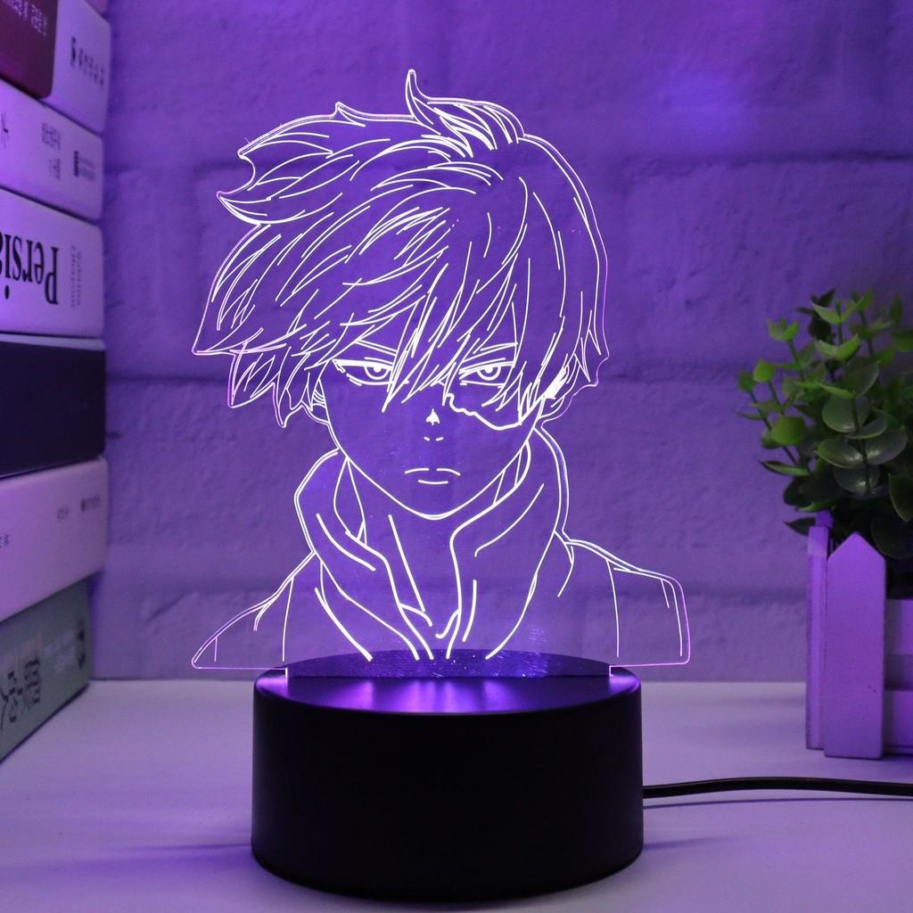 Colorful 3d My Hero Academia Night Light Led Table Lamp For Anime Lovers And Collectors