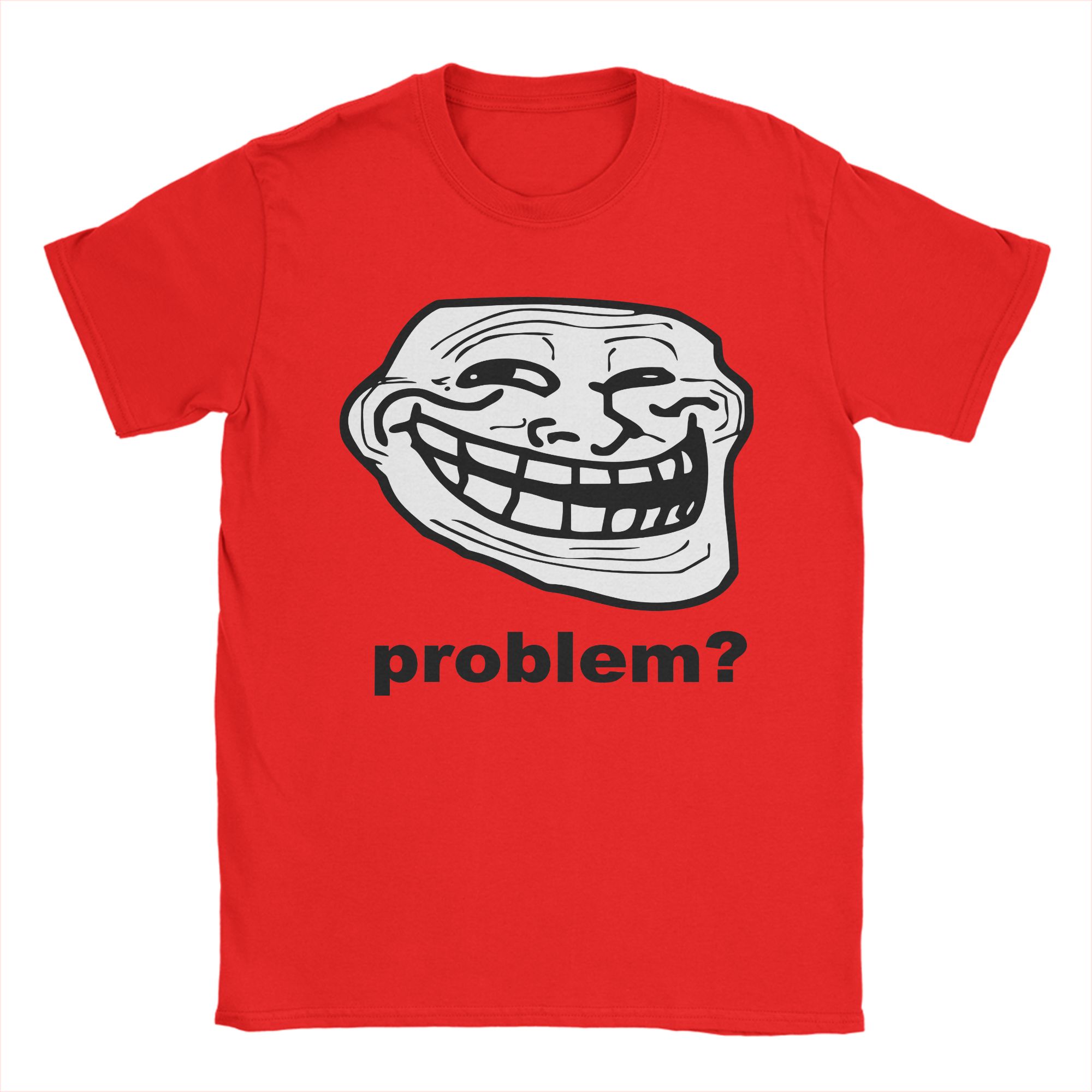 

Vintage TShirt Summer Trollface Meme Graphic Hipster TShirts Cotton Tee Shirt for Unisex Y2K Plus Size 6XL Short Sleeve Clothing S