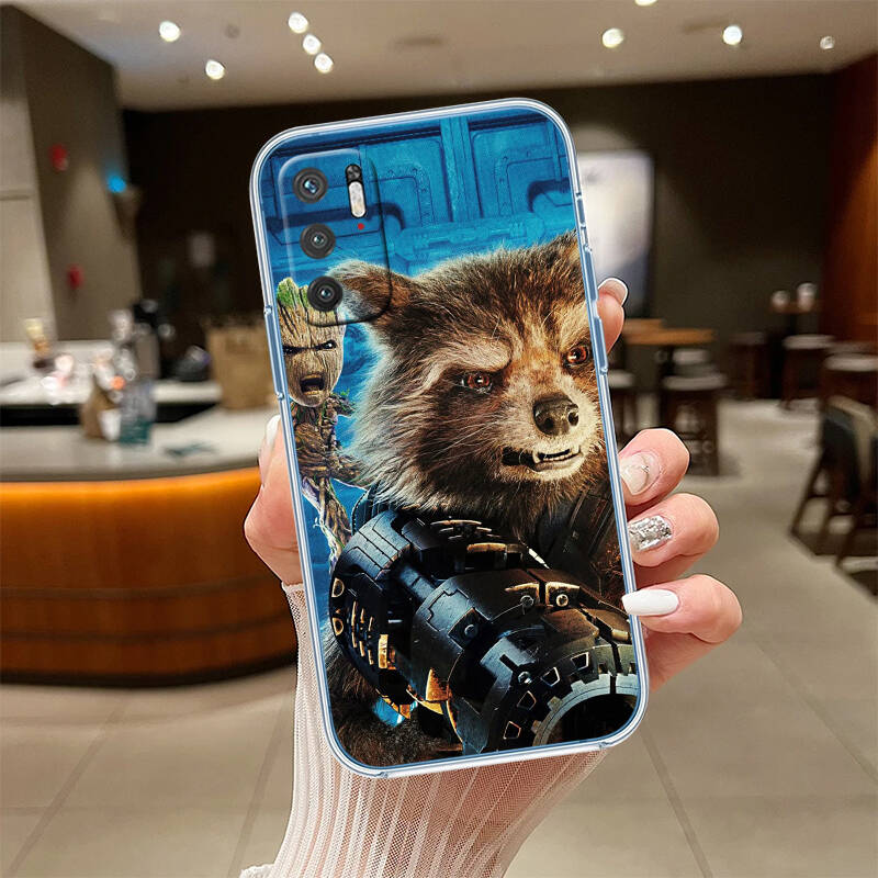 Rocket Raccoon Phone Case for Motorola Edge 20 30 S30 40 50 Fusion Lite Plus Pro Ultra Neo One Action Zoom Hyper Power Macro Vision