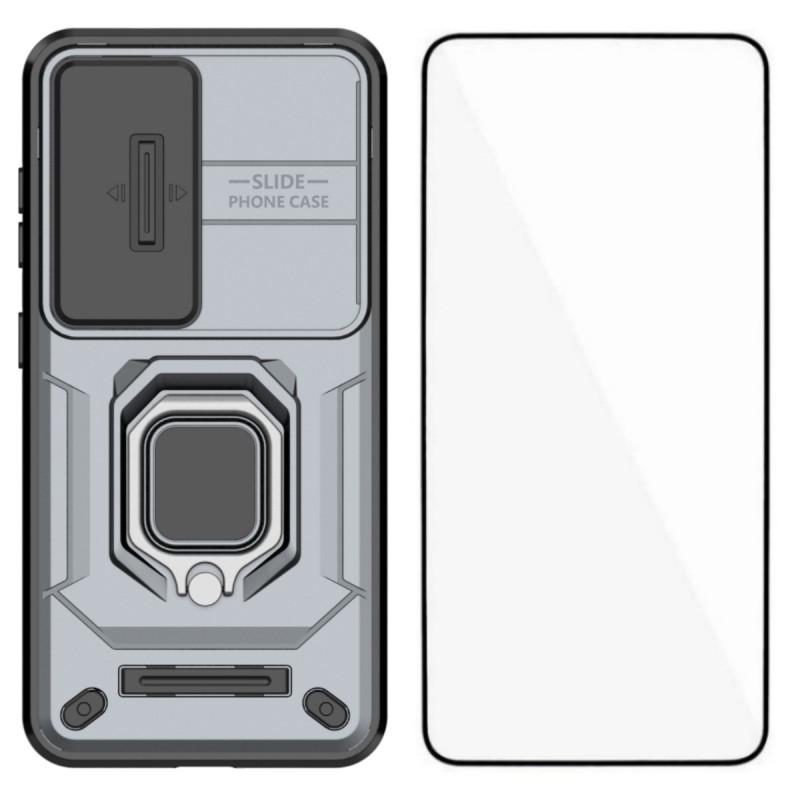 For iPhone 17 Pro Max Magnetic Case with Folding Kickstand/Ring Holder TPU + PC Phone Back Cover