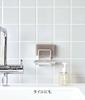 Yamazaki Film Hook Sponge Holder Double White Approx. W7.3 X D6 X H13cm (excluding Film Hook) Tower Sponge Holder Easy Installation In Your Preferred
