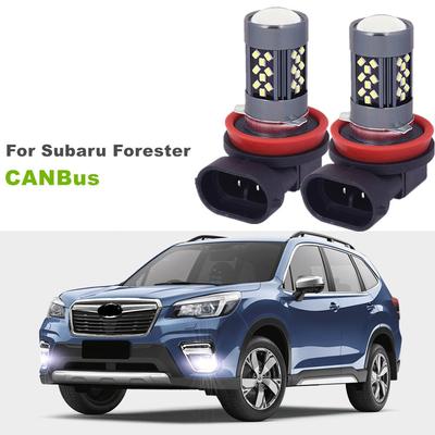 For Subaru Forester 2014-2021 2pcs/lot CANBus Error Free 42SMD LED Front Fog Lamp Fog Light