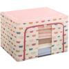 International Oxford Cloth Foldable Storage Box with Steel Frame - Ideal for Wardrobe, Toy Organizer, or Clothes Storage.