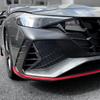 Red Front Fog Light Lamp Decoration Cover Trim For Hyundai Elantra CN7-N Line LHD/RHD
