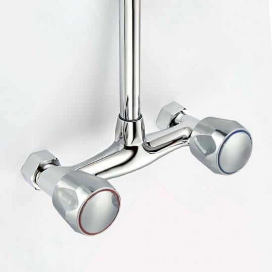 Faucet Handle Faucet Handle METAL CHROME PLATED For Hot/Cold Faucet Handle
