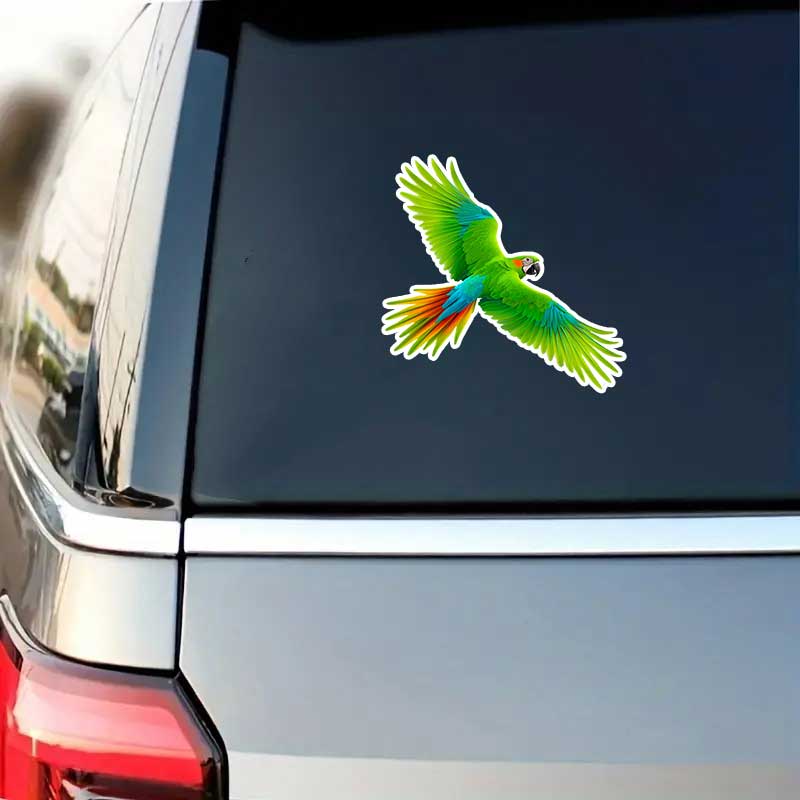 Car Stickers Colorful Parrot Animal Waterproof Styling Automobiles Motorcycle Exterior Accessories Vinyl Decals TM313