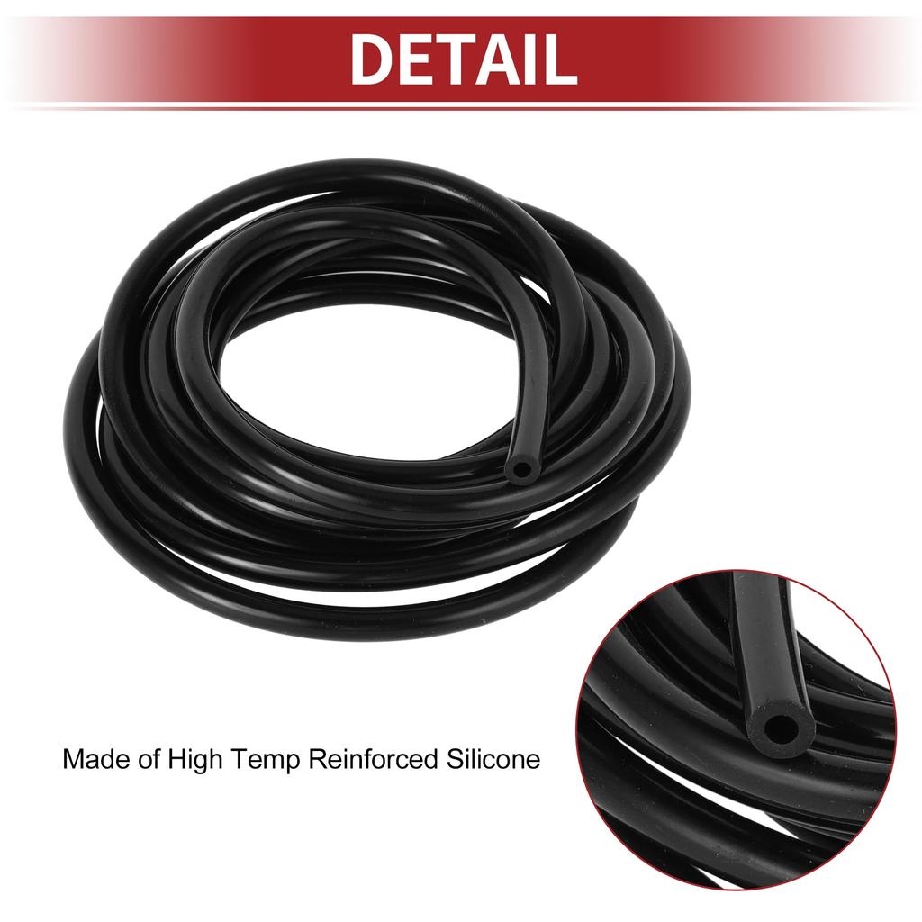 ACROPIX 130PSI Silicone Vacuum Tube Hose Automotive Vacuum Line High