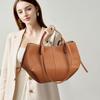 Versatile niche handbag first layer cowhide women's tote bag women's large-capacity commuting high-end leather shoulder bag