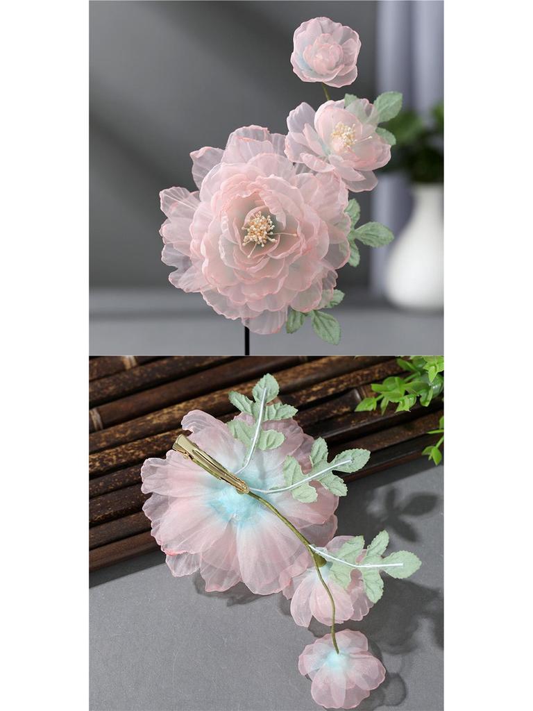 Women's Hanfu Headdress Hair Clip – Ancient Style Floral Accessory for Classical Dance