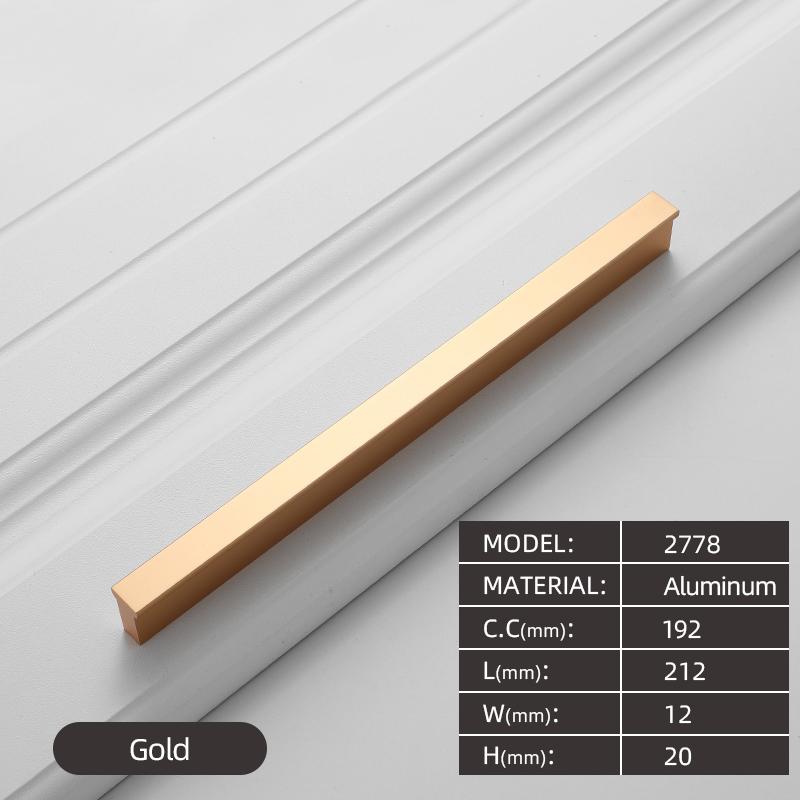 320MM Aluminium Profile Pulls Furniture Hardware Kitchen Cabinet Cupboard Dresser Wardrobe Drawer Door Black Modern Long Handles