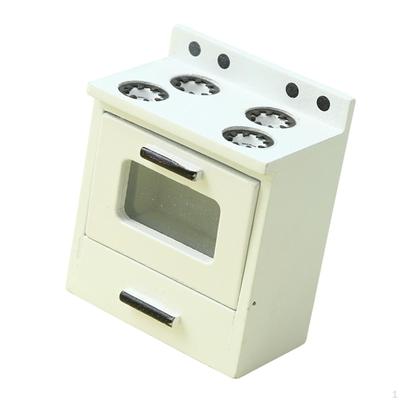 Domek dla lalek Miniaturofen Mebelki do domku dla lalek 1:12 Interaktywnych Zabawek Dziecięcych Kuchnia do Zabawy Towen