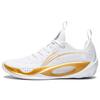 Li Ning Wade 808 2 Dynasty Slitstarka Låga Basketdojor Herr Vit Guld ABPS037-2