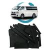 Ruiya Toyota Hiace 200 Serie Super GL Exclusive Gummi Innen Türtasche Tasche Kratzgeräusch 17 Hiace 200 Serie Zubehörteile Matten, Matten,