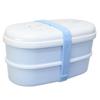 Kamio Japan Cinnamoroll Oval Microwaveable Lunch Bento 052979 2-Tier Box, Box,