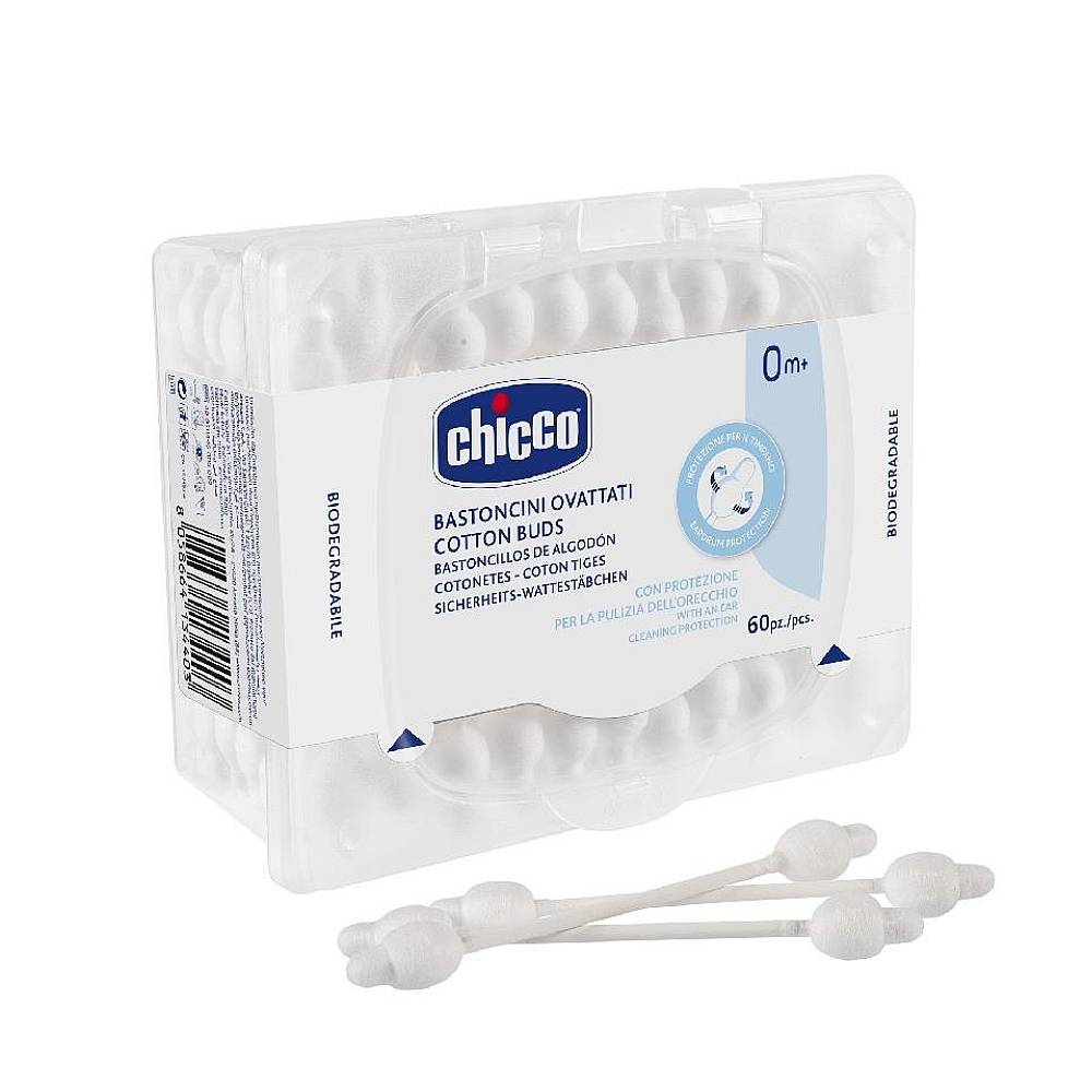 Chicco Baby Swabs 60 Pcs