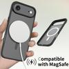 For iPhone 17 Air Case Compatible with MagSafe TPU Frame Acrylic Back Phone Cover Skin Touch