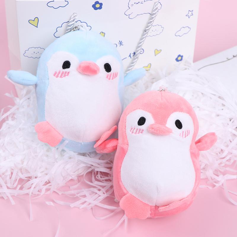 Lovely 12CM Penguin Stuffed Plush Toy Baby Kid's Gift Key Chain Plush Toy Doll