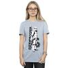 Star Wars Womens/Ladies The Mandalorian Splat Stormtrooper Cotton Boyfriend T-Shirt
