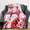Franxx Angels Flannel Blanket Super Soft Warm Cozy Blanket For Sofa Bed Office Travel Allseason Home Decor Gift