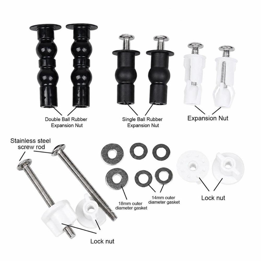 304 Stainless Steel Toilet Cover Bolts Toilet Replacement Parts Kit For Toilet Repair