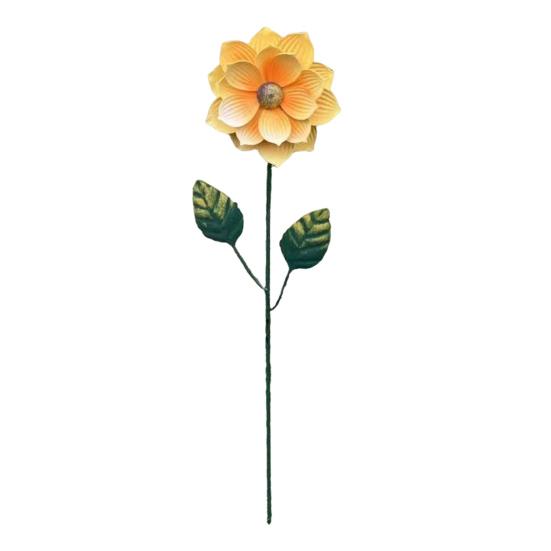 Metal Flower Stake Decorative Garden Stake Outdoor Ground Insert Flower Stake