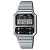 Cio A100WE-1A Vintage Retro Silber Digitale Uhr