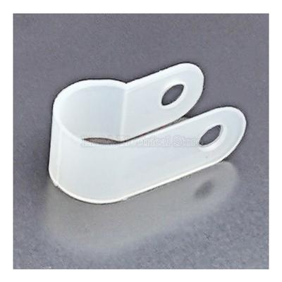 100 SZTUK Zacisk Kablowy Nylonowy Typu R Klipsy P Plastikowe Czarny Zapięcia do Węży Kabel Trwały Montaż Mocowanie Sprzęt Elektryczny