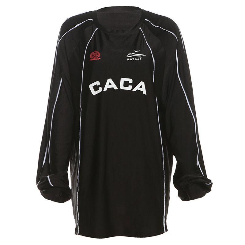 

# Sisjuly# Oversize Ruffy Handsome Style Loose Cool Girl Slim Looking All-Matching Casual Sports Trendy T-shirt for Women Black S