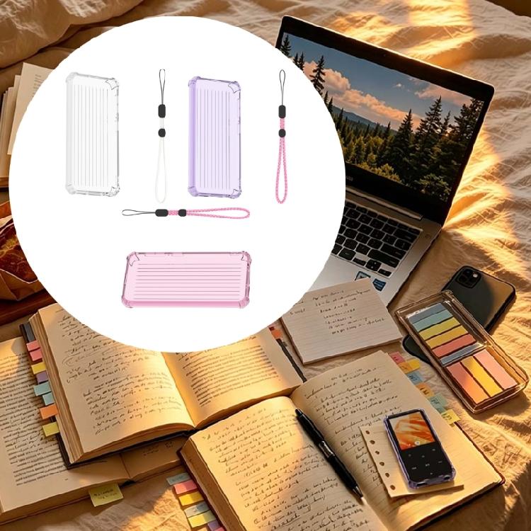 Wrist Strap MP3 Player Case Compatible for M 3 MP3 Player, TPU Cover for Commuting and Travel Organization