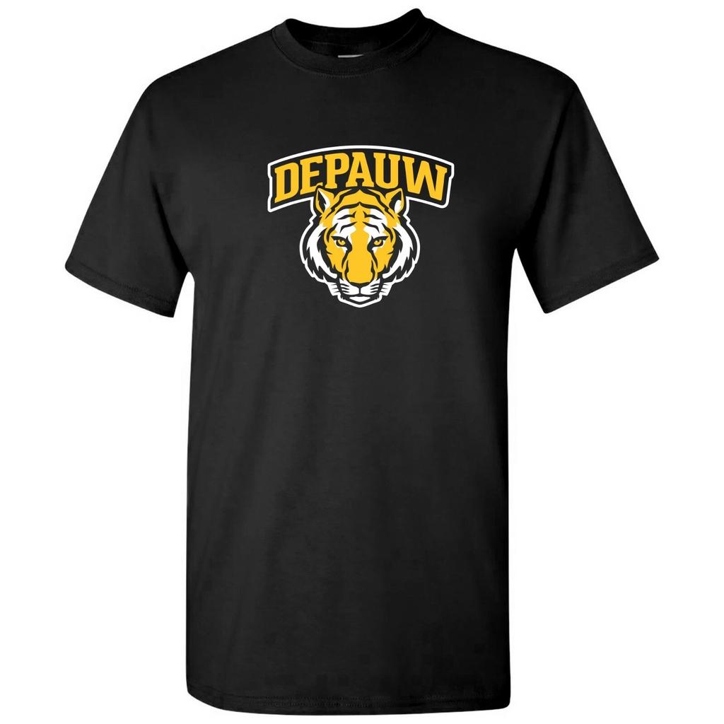 Depauw Tigers Arch Logo Licensed Unisex Short Sleeve T-Shirt