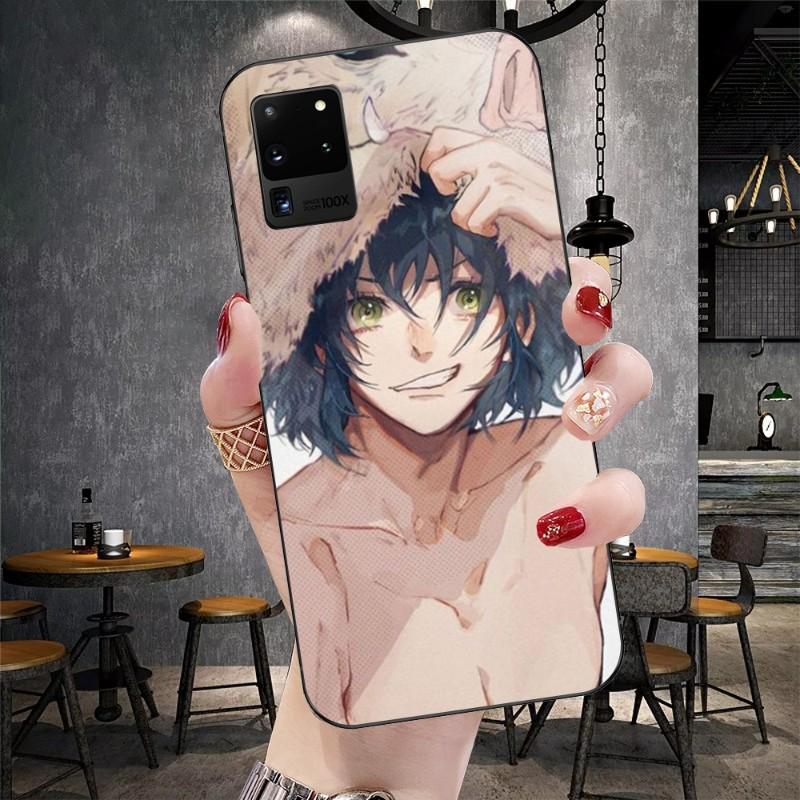 

Ghost Slayer Phone Case For Samsung Galaxy S6 S7 S8 S9 S10 S21 S22 Plus Ultra Soft Black Phone Cover Galaxy S6 Edge