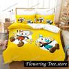 Cartoon Mugman Cuphead Bedding Set Duvet Cover Bed Set Quilt Cover Pillowcase Comforter king Queen Size Boys Adult Bedding Set