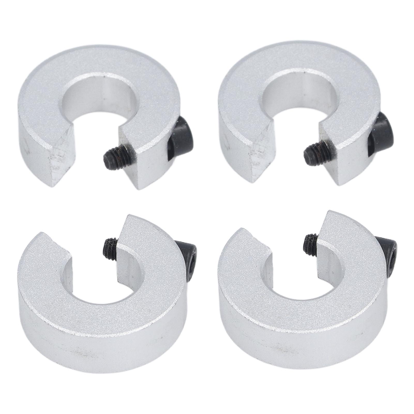 

4Pcs Linear Rail Stop Collars Aluminum Alloy Clamp On Shaft Limit Fixing Rings ID 16MM OD 35MM Thickness 10MM