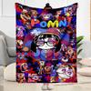 Digital Circus Blanket Comfortable Perfect for Sofa Seaside Office Chair for All Seasons Modern Style Gift for Travel Home Birthdays