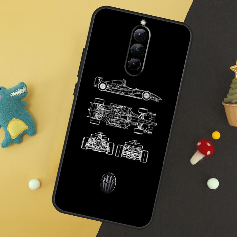 Minimalist F1 Circuit Case For ZTE Nubia Red Magic 8 8S 9 Pro Plus RedMagic 6 7 Pro 6S 7S Pro 5S 6R 5G Back Cover