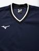 Mizuno Tennis Dress Size M to Japanese Size Sweatshirt, V-Neck, Thick, Moisture-Wicking, Quick-Drying, Stretch, Unisex, 62JC8002, Navy, (Equivalent M)