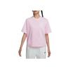 Nike Sportswear Soft Casual Breathable Letter Dopamine Short Sleeve T-Shirt Women T-Shirt Pink Foam HM4581663