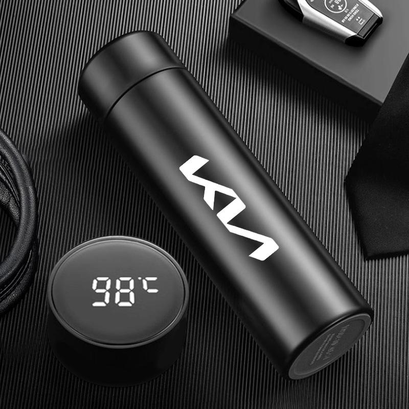 500ml Portable For Kia Sportage Ceed Picanto Rio ProCeed Forte K7 KN Car Smart Thermos Bottle Temperature Display Cup ljcmw22