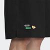 Adidas Graphic Woven Shorts With Embroidered Letter Details Men Shorts Black IA8157