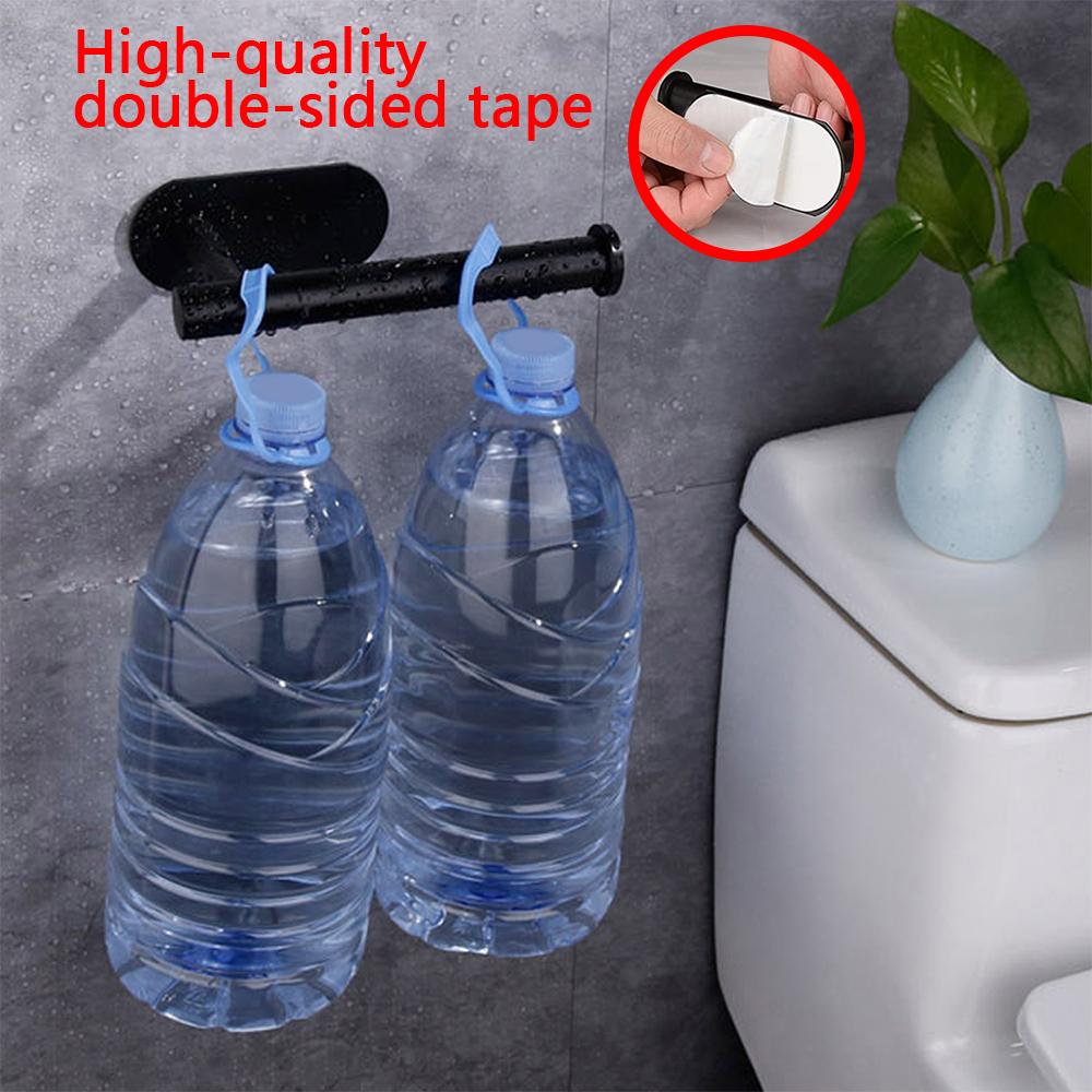 No Punching Wall Mounted Toilet Paper Holder Stainless Steel Bathroom Kitchen Roll Paper Toilet Holder Storage Stand