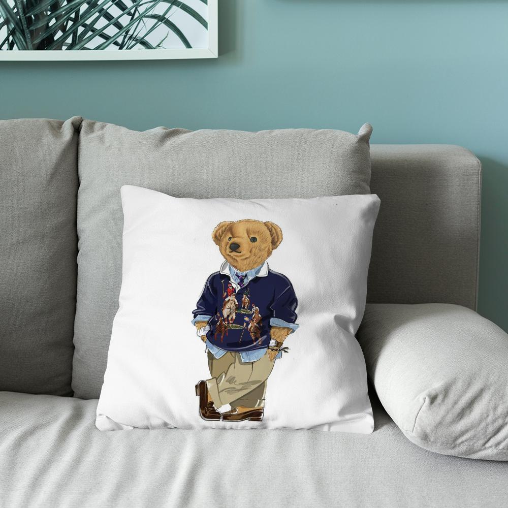 Cool PPolo BBearS Pillow Case Pillow Case Soft Cushion Cases for Farmhouse Sofa Decor Home Decorations and Protector