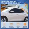 Tallew 4 Pcs Car Window Shades Screen Breathable Car Side Windows Shades Cover Mesh Front Rear Sun Universal Side Automotive Cover For Protection