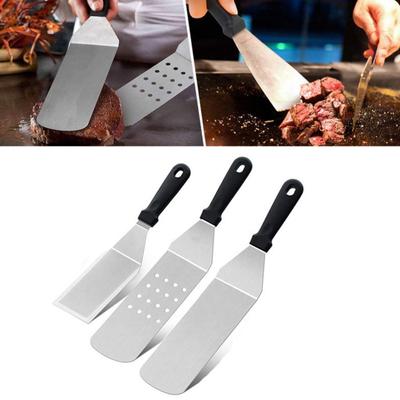 Utensile da cucina per buccia per pizza, pala fritta, bistecca che perde in acciaio inossidabile