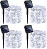 4Pack 400 LED Solar Light Outdoor Lamp String Lights For Holiday Christmas Party Waterproof Fairy Lights Garden Garland