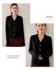 Women's V-Neck Cashmere Cardigan - Autumn/Winter Lace Button-Up Sweater Inner Wear