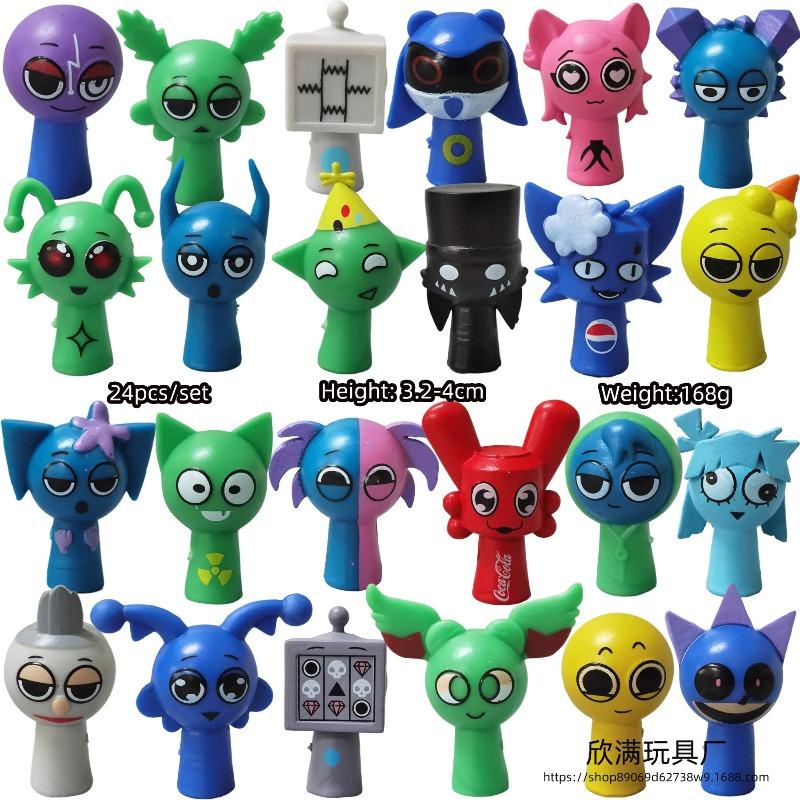 2026 Mini Sprunki Action Figure Toy Cartoon Movie Sprunki Wenda Model Doll Figurines Fans Gift
