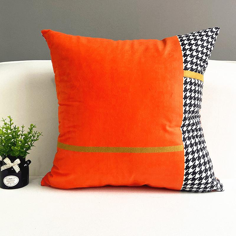Home Nordic Throw Pillow Cover Sofa Cushion Cover Car Thickened Short Plush Cushion Cover No Pillowcase