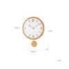 Interform Wall Clock CL-4425 Komero Sweep Movement