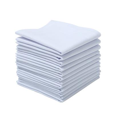6/12 Pièces 100% Coton Mouchoirs pour Femmes Hommes Couleur Blanche Mouchoirs DIY Fait Main Graffiti Tie Dye Carré 40x40cm